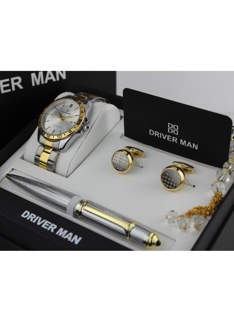 A men's watch set consisting of four pieces